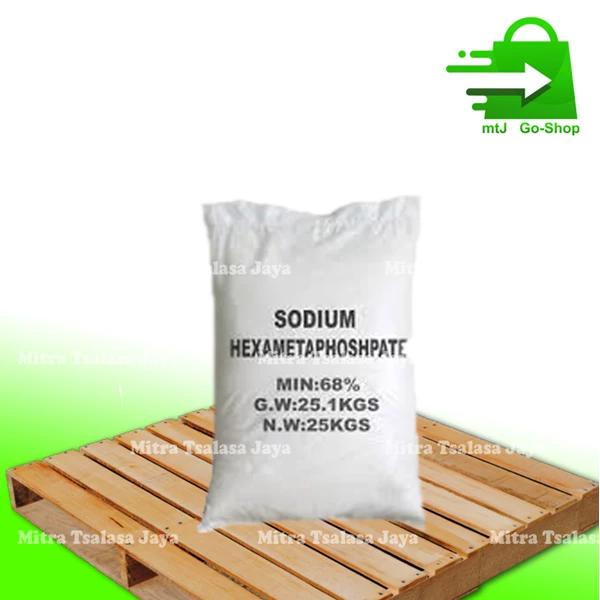 Sodium Hexametaphosphate 25 Kg / zak