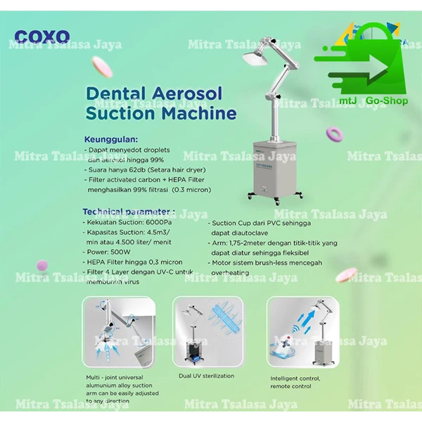 Coxo Dental Aerosol Suction Machine