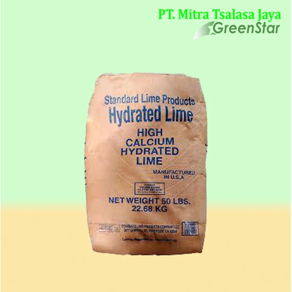 Hydrated Lime Kalsium hidroksida (Calcium hydroxide) Ca(OH)2