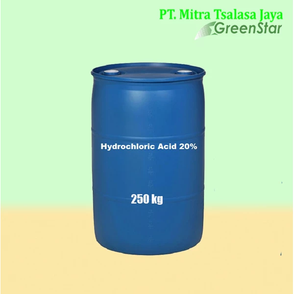 Hydrochloric Acid 20% Drum 250 kg