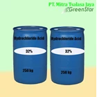 Hydrochloric Acid 32% drum 250 kg 1